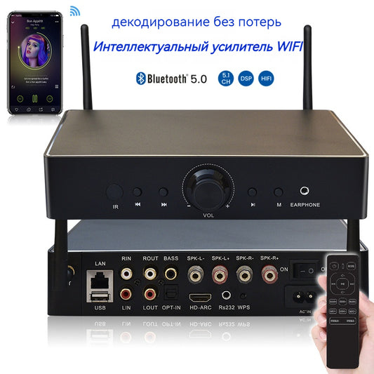 Emiuzek WA80 WiFi/Bluetooth HiFi Smart Amplifier