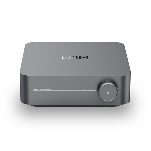 WiiM Amp Pro: Multiroom Streaming Amplifier | HDMI, Voice Control - Dark Gray