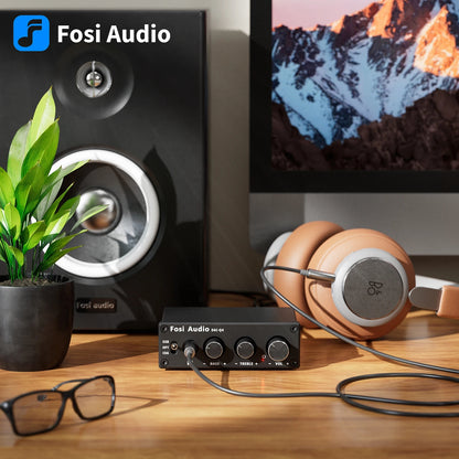 Fosi Audio Q4 USB DAC & Headphone Amplifier for Gaming and Desktop Audio