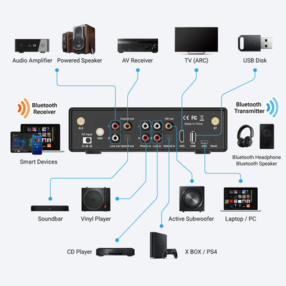 Arylic BP50  Stereo Class D Integrated Amp