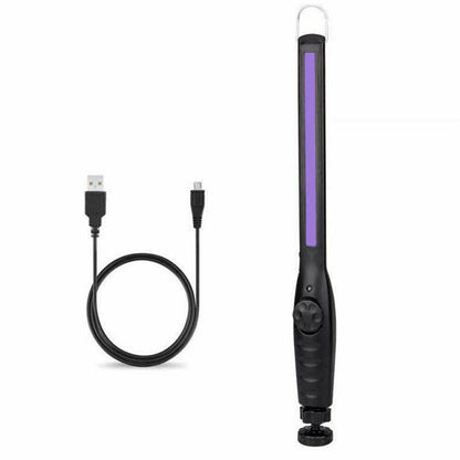 Portable UV Light Sanitizer Wand, USB Rechargeable Ultraviolet Disinfection Lamp for Home, Hotel, Travel & Car – UV Sterilizer for Safe Cleaning