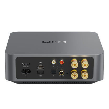 WiiM Amp Wireless Streaming Amplifier with Bluetooth, Apple AirPlay2, and Google Cast